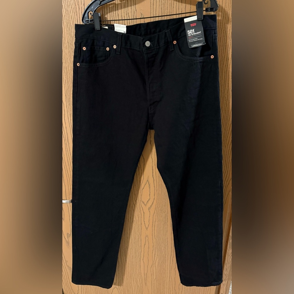 Levi’s Men’s 501 ‘93 Straight Black Jeans 36x36